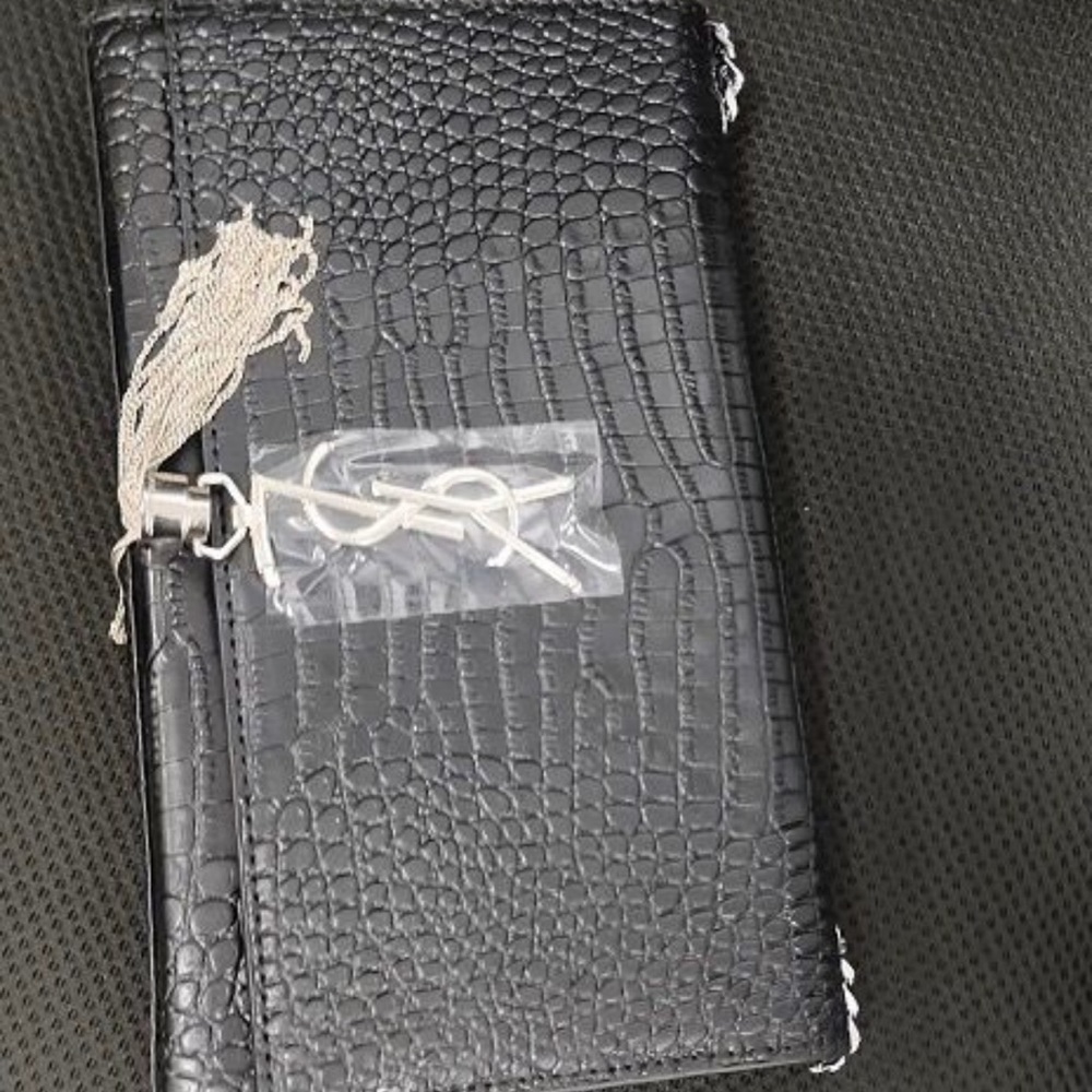YSL croc leather bag